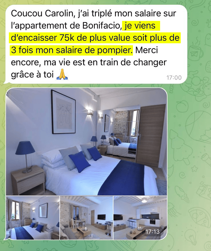 Témoignage Fabrice — 75.000€ de plus value